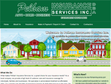Tablet Screenshot of pelhaminsurance.com